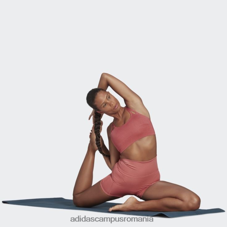 adidas campus romania yoga studio lux fire jambiere scurte cu talie super-înaltă roșii adidas femei roșu J266N210734