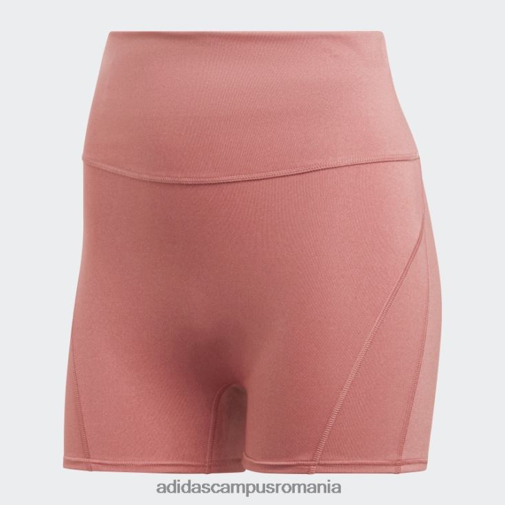 adidas campus romania yoga studio lux fire jambiere scurte cu talie super-înaltă roșii adidas femei roșu J266N210734