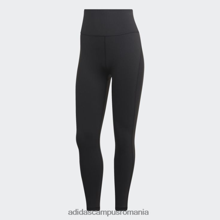 adidas campus romania yoga studio luxe wind jambiere negri cu talie super-înaltă femei negru J266N210814