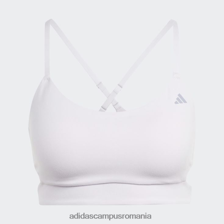 adidas campus romania yoga studio sutien cu paragate cu susținere în lumină argintiu adidas femei zori argintii/violet argintiu J266N29300