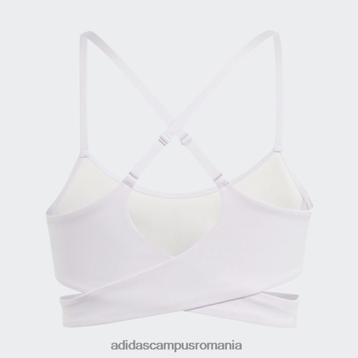 adidas campus romania yoga studio sutien cu paragate cu susținere în lumină argintiu adidas femei zori argintii/violet argintiu J266N29300