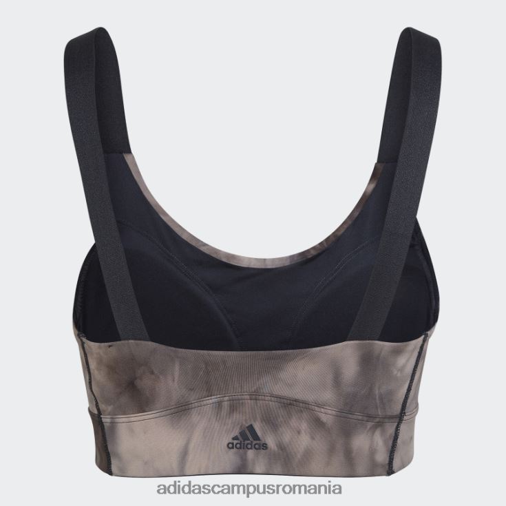 adidas campus romania yoga studio sutien de pământ cu susținere luminoasă din aluminiu femei aluminiu/carbon J266N210370
