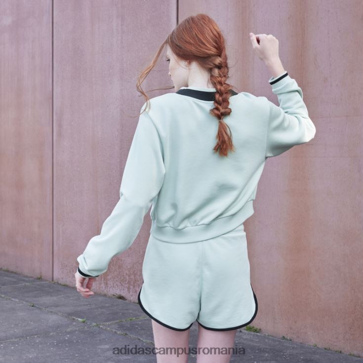 adidas campus romania hanorac decupat cu decolteu în V verde adidas femei verde J266N23060