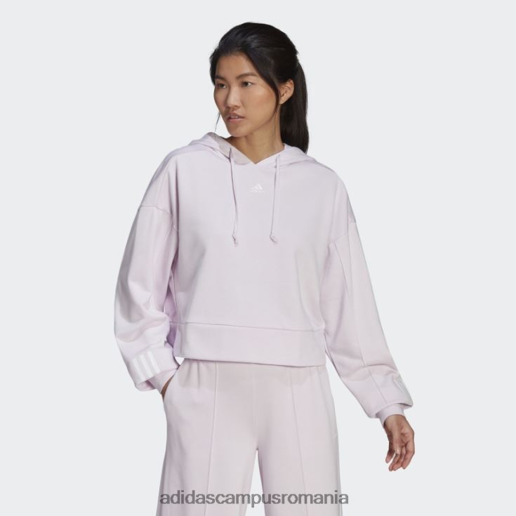 adidas campus romania hanorac roz hyperglam French Terry cu glugă femei roz J266N23755