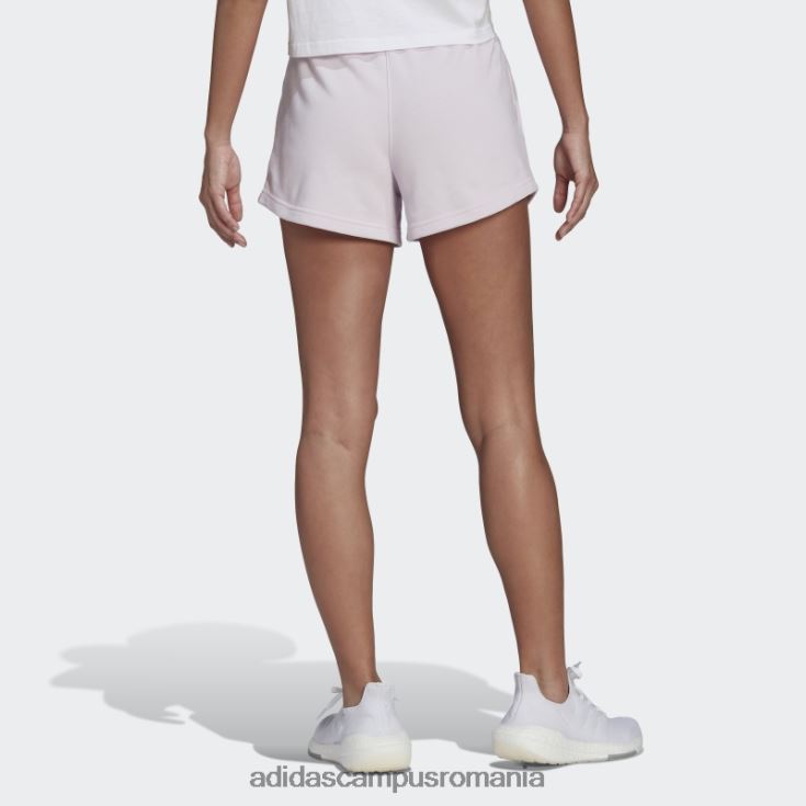 adidas campus romania pantaloni scurți hyperglam french terry roz adidas femei roz J266N23156