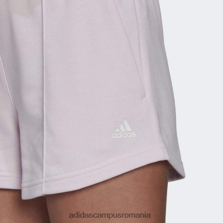 adidas campus romania pantaloni scurți hyperglam french terry roz adidas femei roz J266N23156