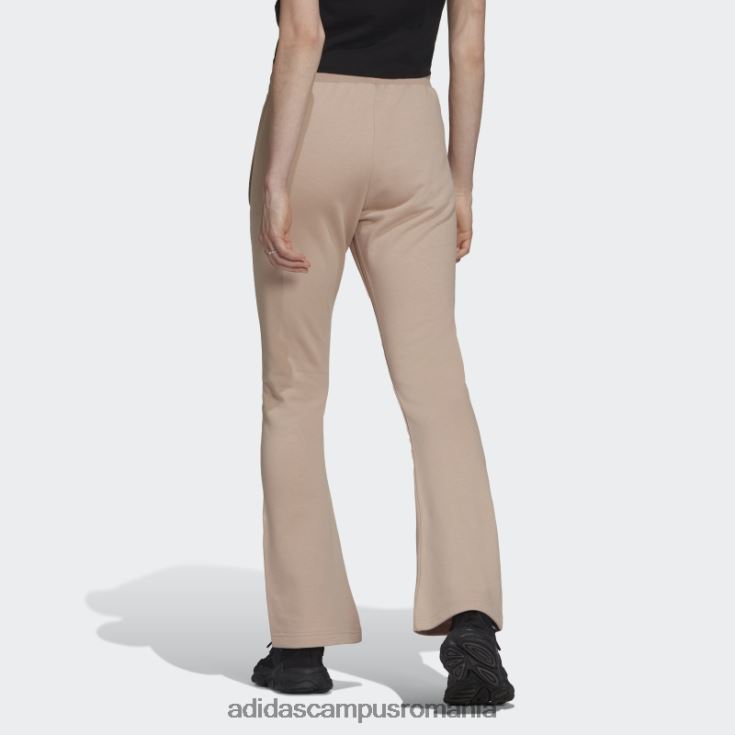 adidas campus romania 2000 pantaloni de sport de lux cu tiv deschis la moda cenușă femei perlă de frasin J266N210611