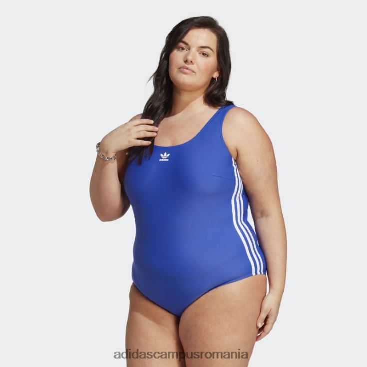 adidas campus romania Costum de baie adicolor 3 dungi (marime plus) albastru adidas femei albastru alb J266N216950