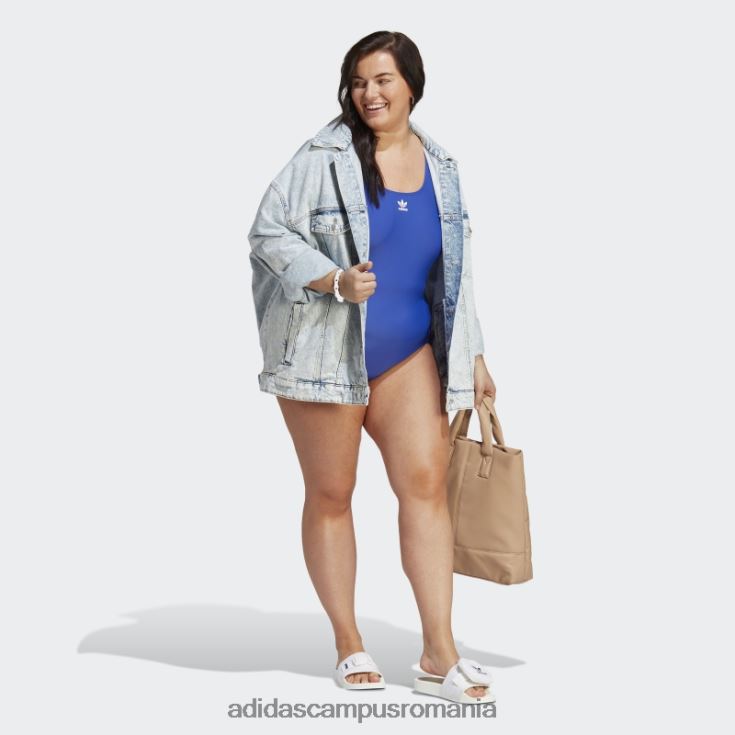 adidas campus romania Costum de baie adicolor 3 dungi (marime plus) albastru adidas femei albastru alb J266N216950