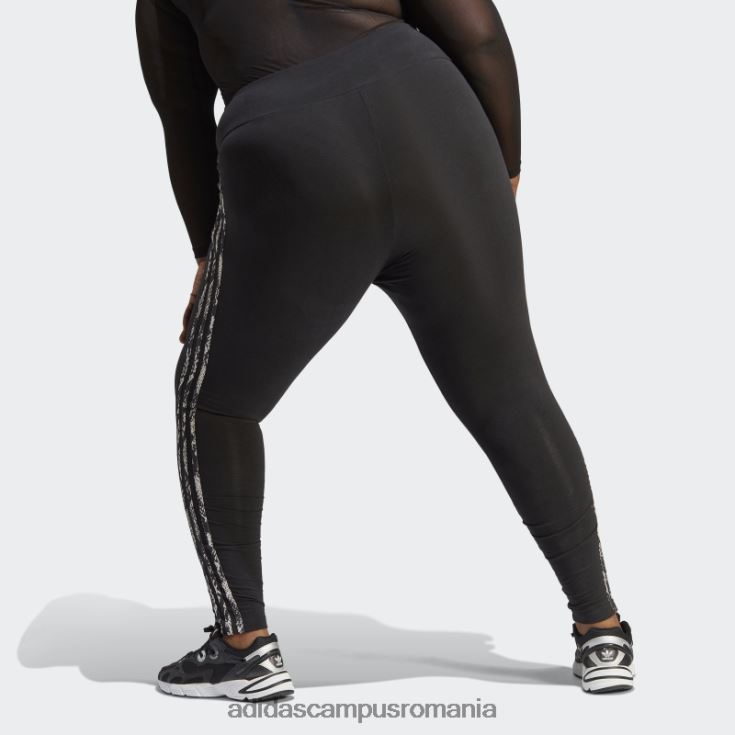 adidas campus romania Leggings cu imprimeu cu 3 dungi (plus marime) negru adidas femei negru/multicolor J266N210116