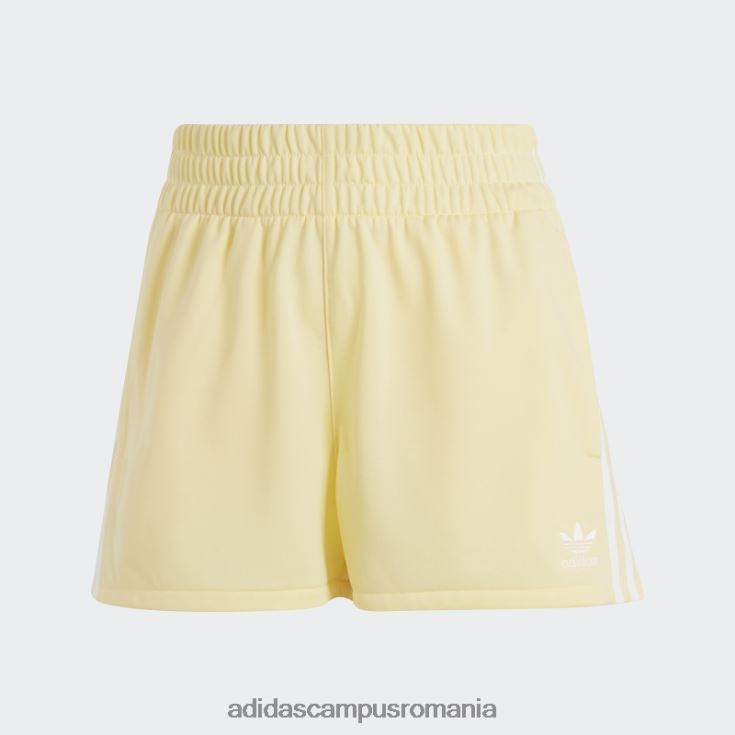 adidas campus romania Pantaloni scurți 3 dungi galbeni adidas femei galben J266N216776