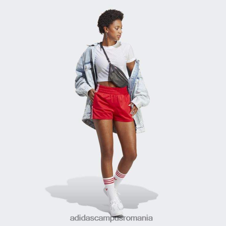 adidas campus romania Pantaloni scurți 3 dungi stacojiu adidas femei stacojiu J266N29528