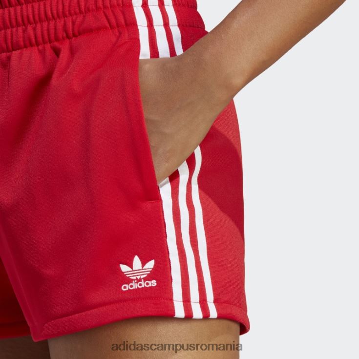 adidas campus romania Pantaloni scurți 3 dungi stacojiu adidas femei stacojiu J266N29528