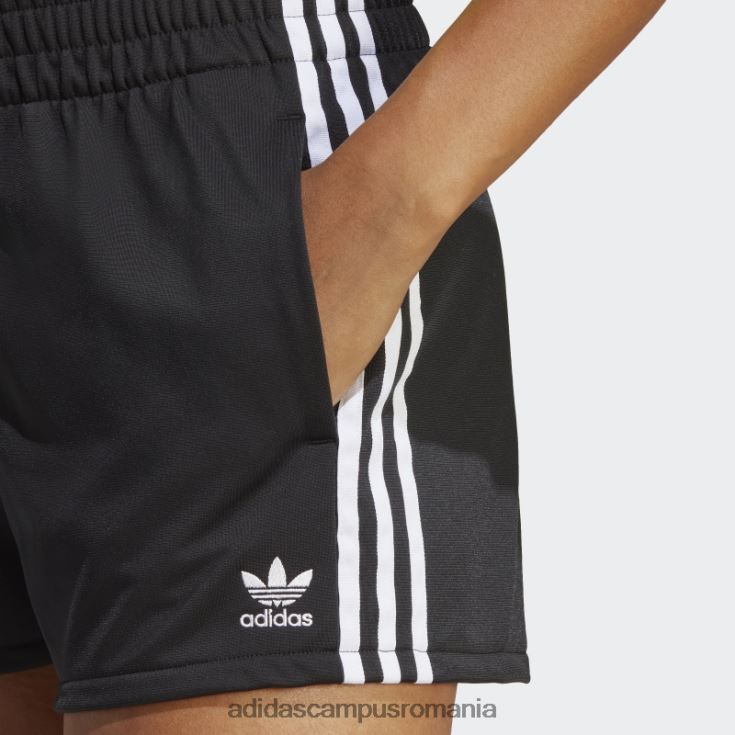 adidas campus romania Pantaloni scurți negru cu 3 dungi femei negru J266N216579