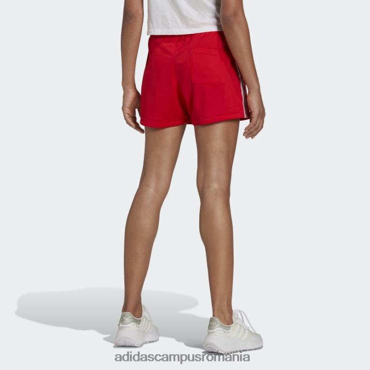 adidas campus romania Pantaloni scurți roșii cu 3 dungi femei roșu J266N210075