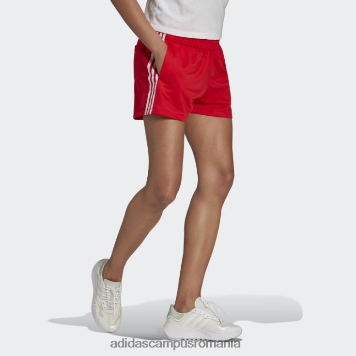 adidas campus romania Pantaloni scurți roșii cu 3 dungi femei roșu J266N210075