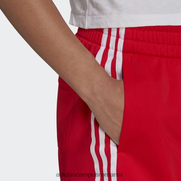 adidas campus romania Pantaloni scurți roșii cu 3 dungi femei roșu J266N210075