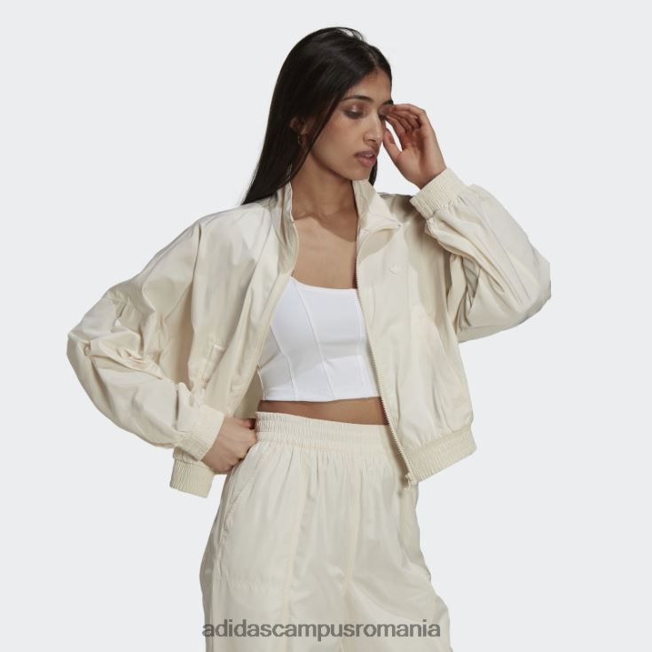 adidas campus romania Trening top nailon adicolor alb femei alb J266N23254