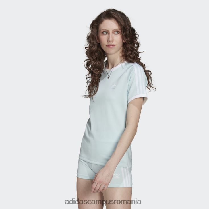 adidas campus romania Tricou adicolor classics slim cu 3 dungi albastru femei albastru J266N22876