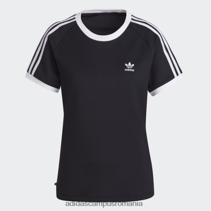 adidas campus romania Tricou negru adicolor classics slim cu 3 dungi femei negru J266N29967