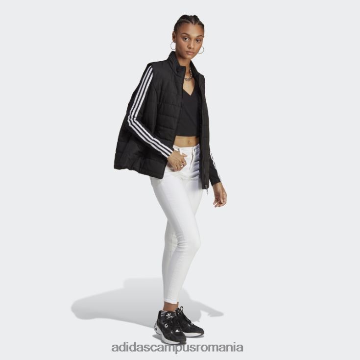 adidas campus romania Tricou negru cu mânecă lungă adicolor classics crop adidas femei negru J266N29182