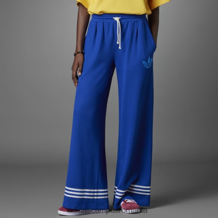 adidas campus romania adicolor anii 70 pantaloni largi tricot regal femei regal J266N22900