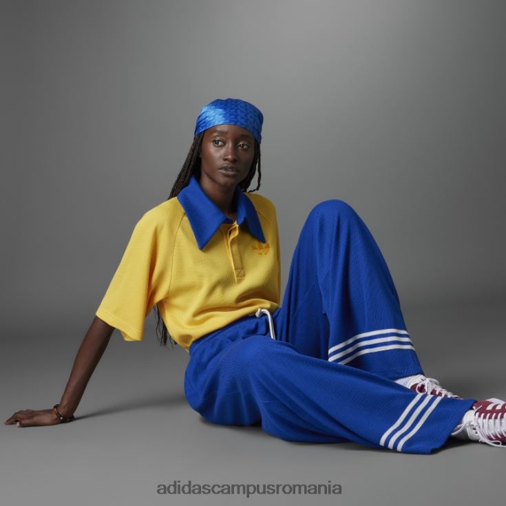 adidas campus romania adicolor anii 70 pantaloni largi tricot regal femei regal J266N22900