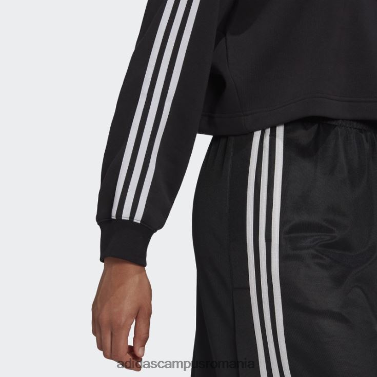 adidas campus romania adicolor black classics crop hoodie adidas femei negru J266N29111