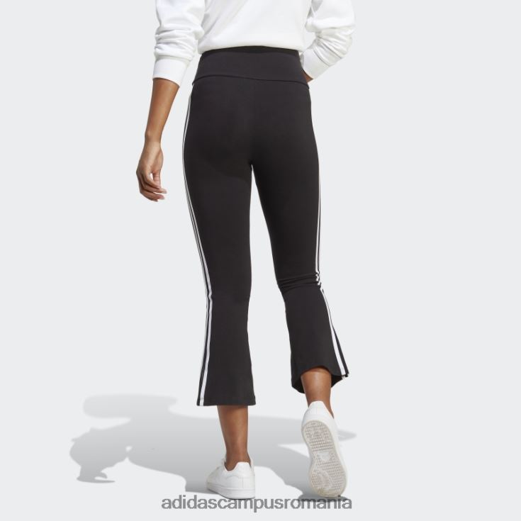 adidas campus romania adicolor classics 3-stripes 7/8 flare jambiere negru adidas femei negru J266N216428