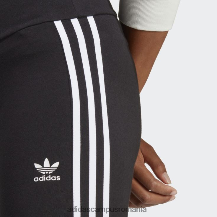 adidas campus romania adicolor classics 3-stripes 7/8 flare jambiere negru adidas femei negru J266N216428