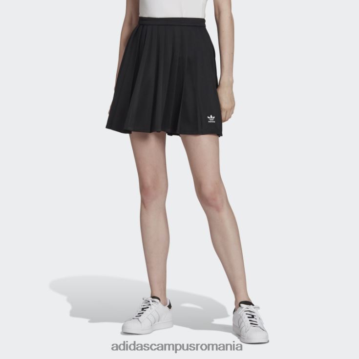 adidas campus romania adicolor classics fusta tenis neagra femei negru J266N28908