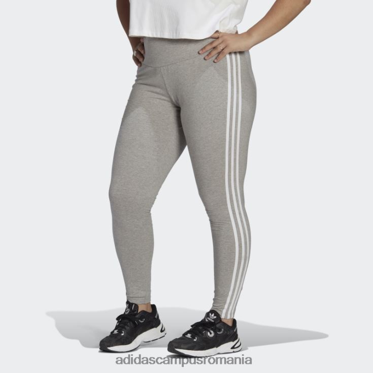 adidas campus romania adicolor classics jambiere cu 3 dungi (plus marime) gri mediu adidas femei gri mediu J266N29936