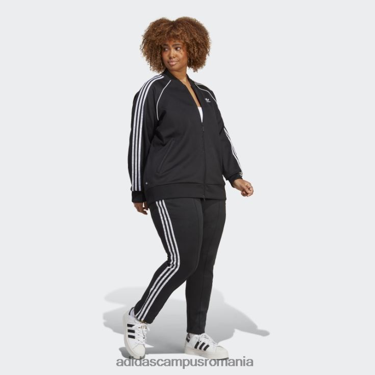 adidas campus romania adicolor classics sst track top (plus size) negru femei negru J266N217480