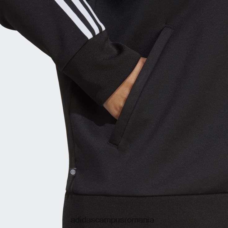adidas campus romania adicolor classics sst track top (plus size) negru femei negru J266N217480