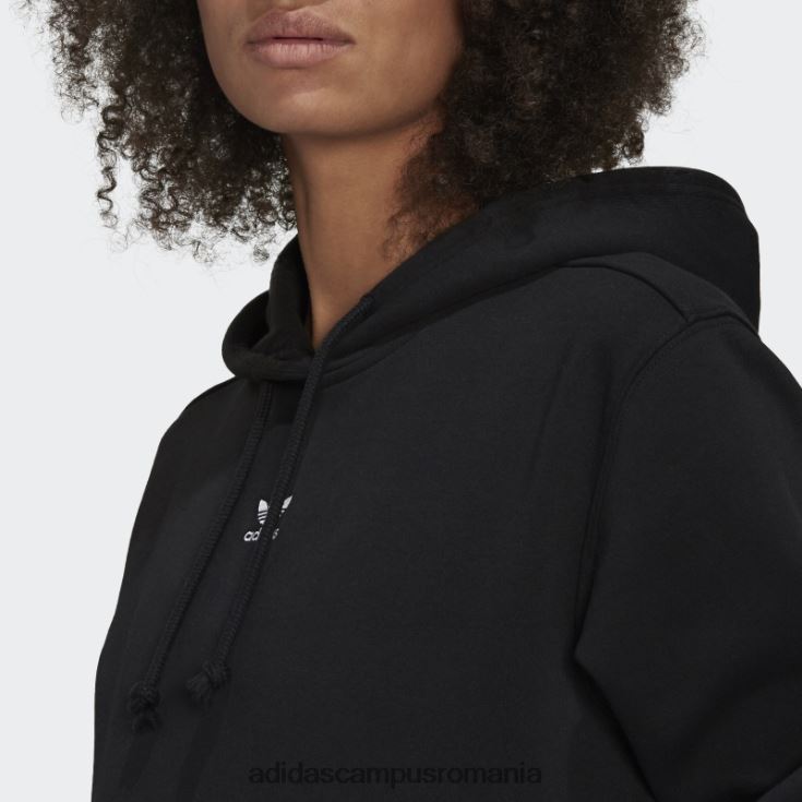 adidas campus romania adicolor essentials hanorac negru fleece adidas femei negru J266N28894