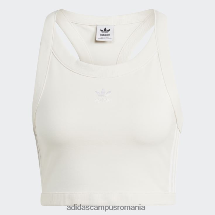 adidas campus romania alb adicolor classics 3-stripes tank top adidas femei alb J266N29015