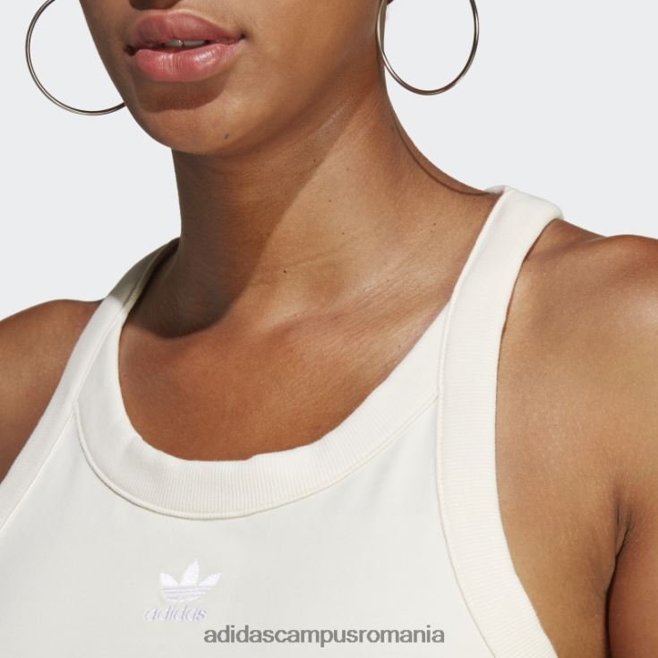 adidas campus romania alb adicolor classics 3-stripes tank top adidas femei alb J266N29015
