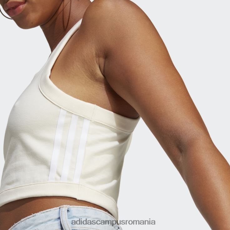adidas campus romania alb adicolor classics 3-stripes tank top adidas femei alb J266N29015