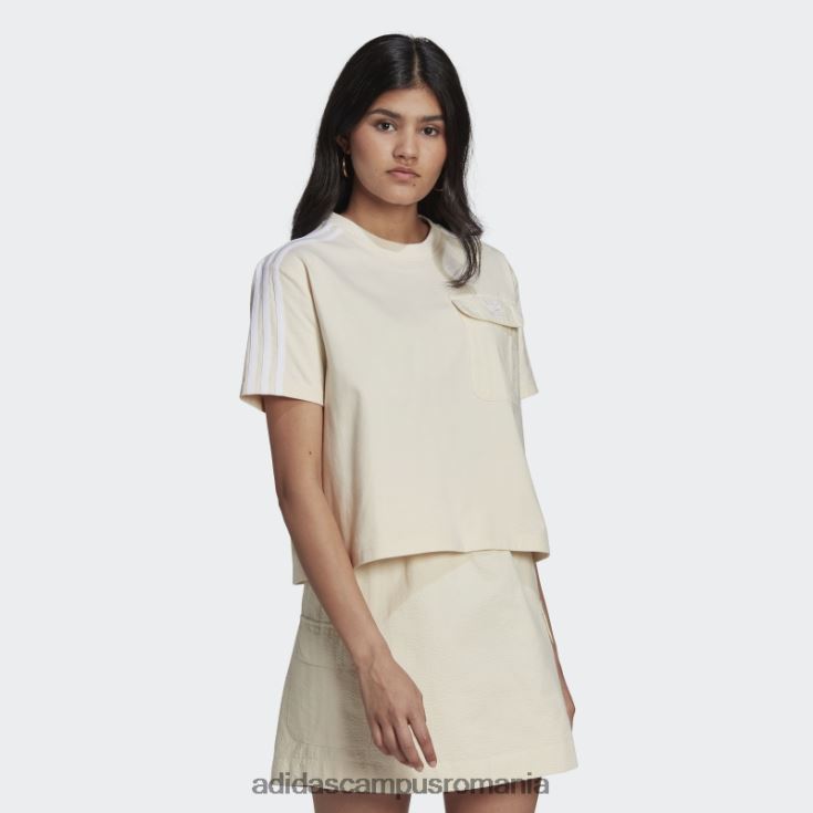 adidas campus romania alb adicolor classics popelin spate tricou largi adidas femei alb J266N22757