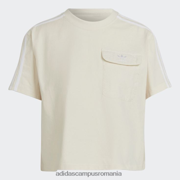 adidas campus romania alb adicolor classics popelin spate tricou largi adidas femei alb J266N22757