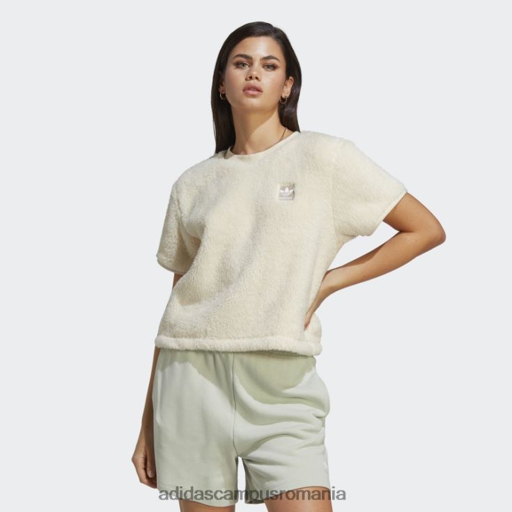 adidas campus romania alb essentials+ tricou pufos femei alb J266N29485
