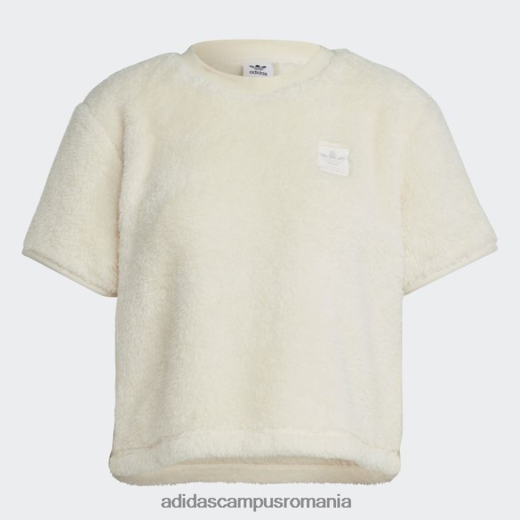 adidas campus romania alb essentials+ tricou pufos femei alb J266N29485