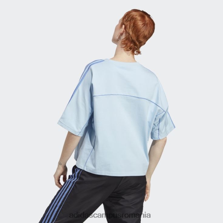 adidas campus romania arhiva cut line tee sky femei cer J266N29314