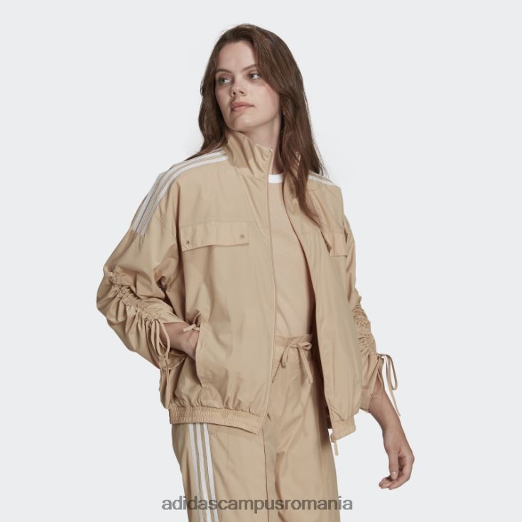 adidas campus romania bej adicolor classics parley track top adidas femei bej J266N210815