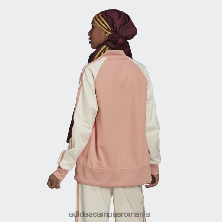 adidas campus romania blush ambiental adicolor classics jachetă de sport colegiale femei fard ambiental/alb J266N23209