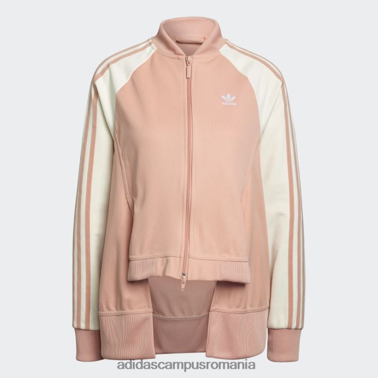 adidas campus romania blush ambiental adicolor classics jachetă de sport colegiale femei fard ambiental/alb J266N23209