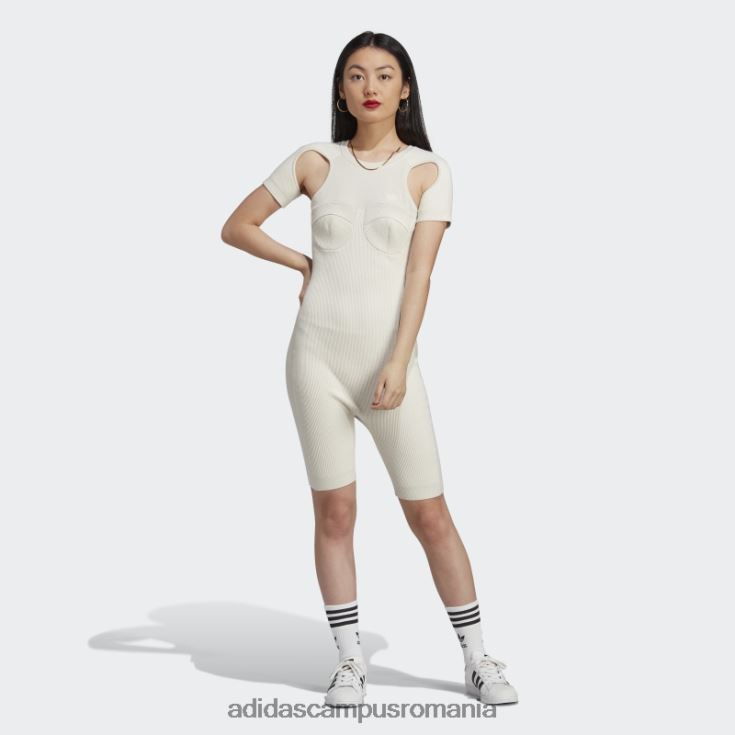 adidas campus romania body tricot versiune alb albastru femei alb/aluminiu J266N217459