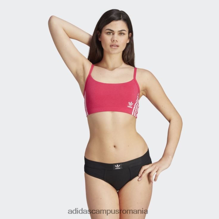 adidas campus romania bralet adicolor confort flex din bumbac roz indraznet femei roz indraznet J266N29748