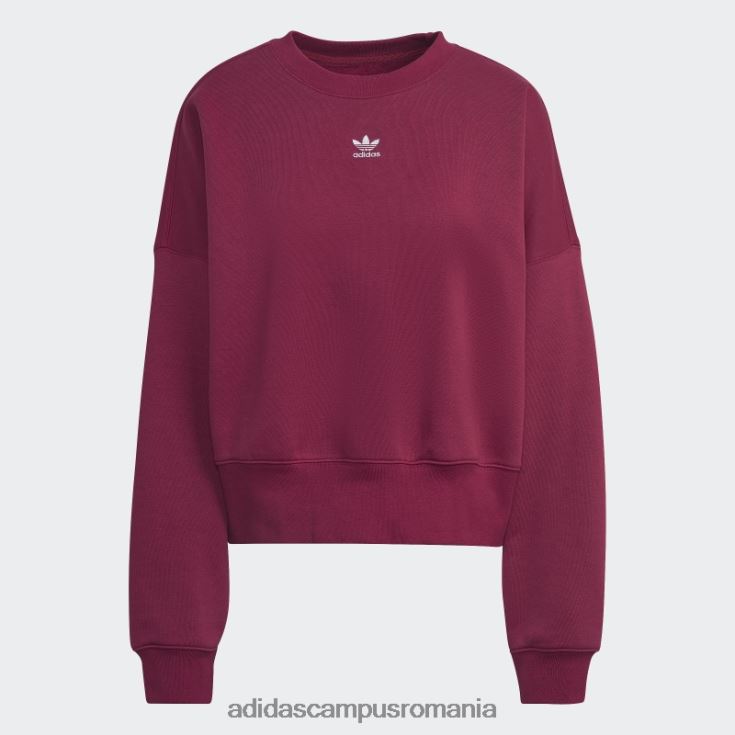adidas campus romania burgundy adicolor essentials fleece hanorac adidas femei Burgundia J266N210299