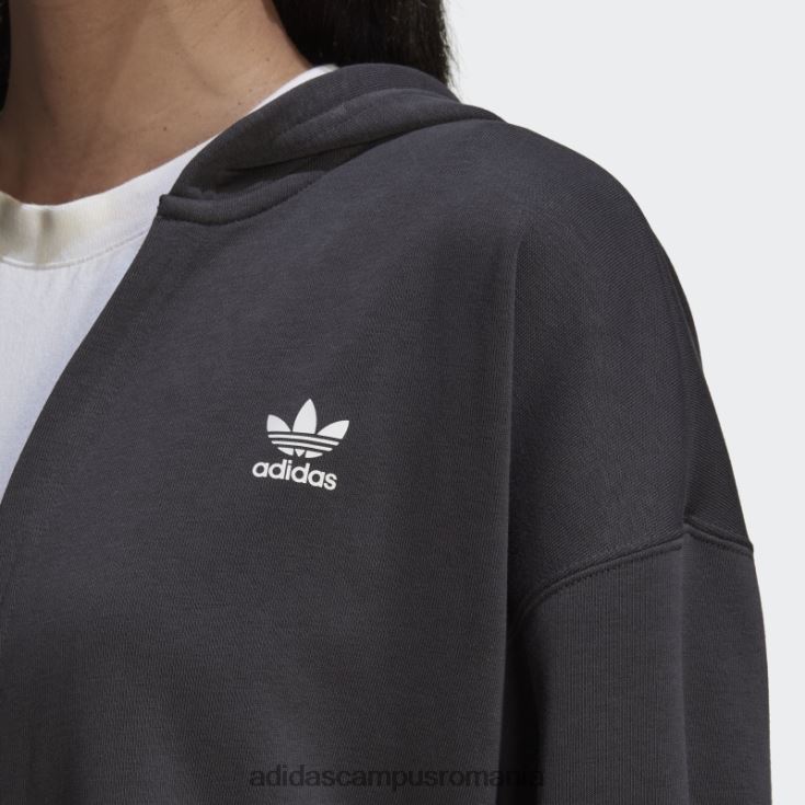 adidas campus romania cardigan cu glugă din carbon adidas femei carbon J266N210551